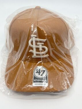 St. Louis Cardinals 47 Brand MLB Baseball Brown Canvas Hat Snapback BRAND NEW